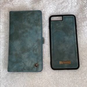 Iphone 7 plus & 8 plus case & wallet🌟